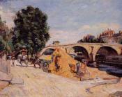 阿曼 吉约曼 : Pont Marie from the Quai d'Anjou